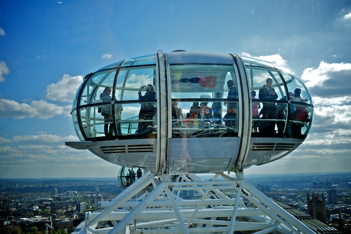 Atop the London Eye