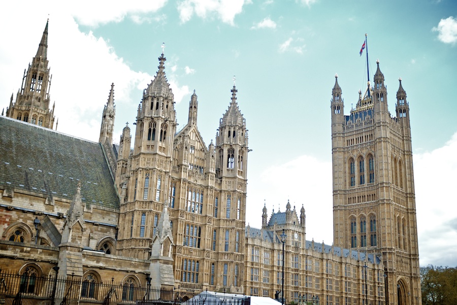 Parliament from behind