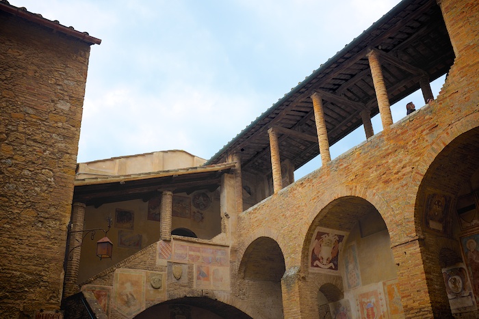 A courtyard