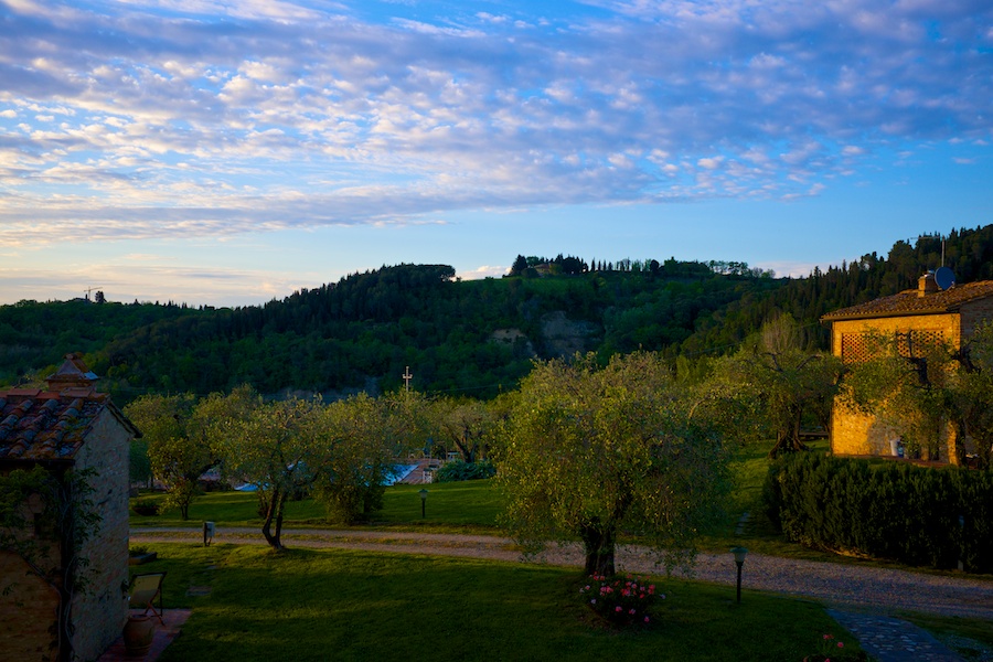 The Tuscan sunset