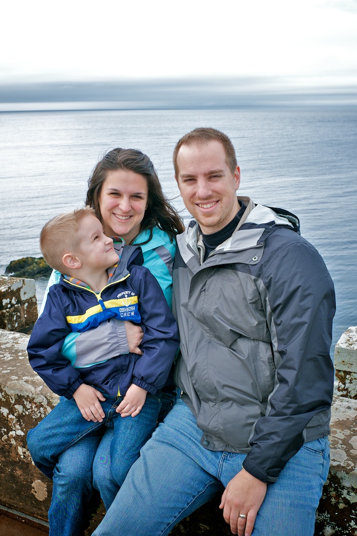 Jack, Jen, and Evan on the ramparts