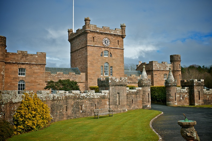 The inner courtyard