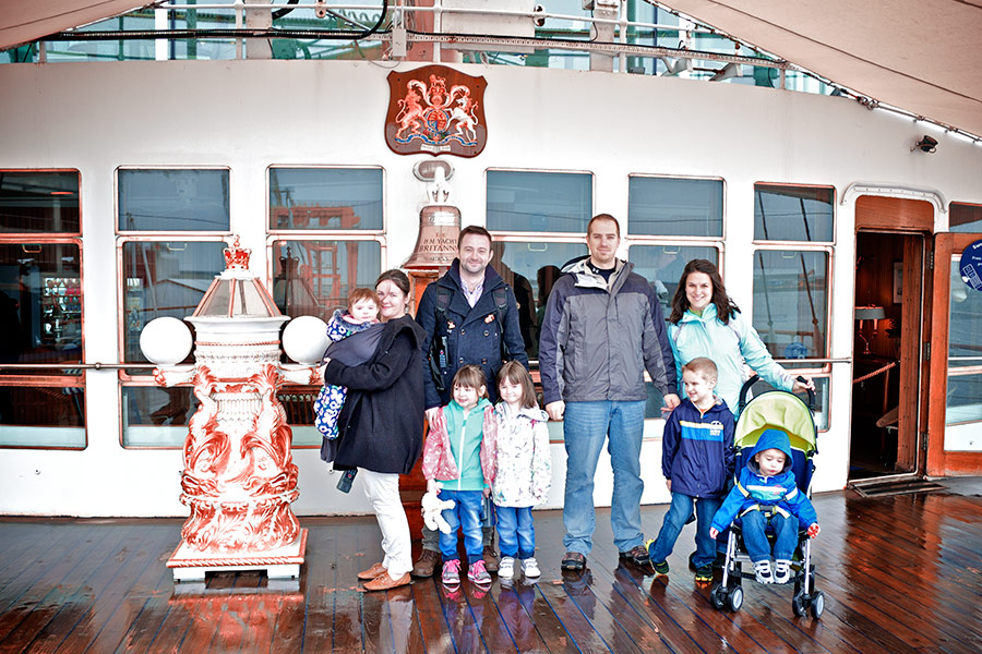 The deck of the HMY Britannia