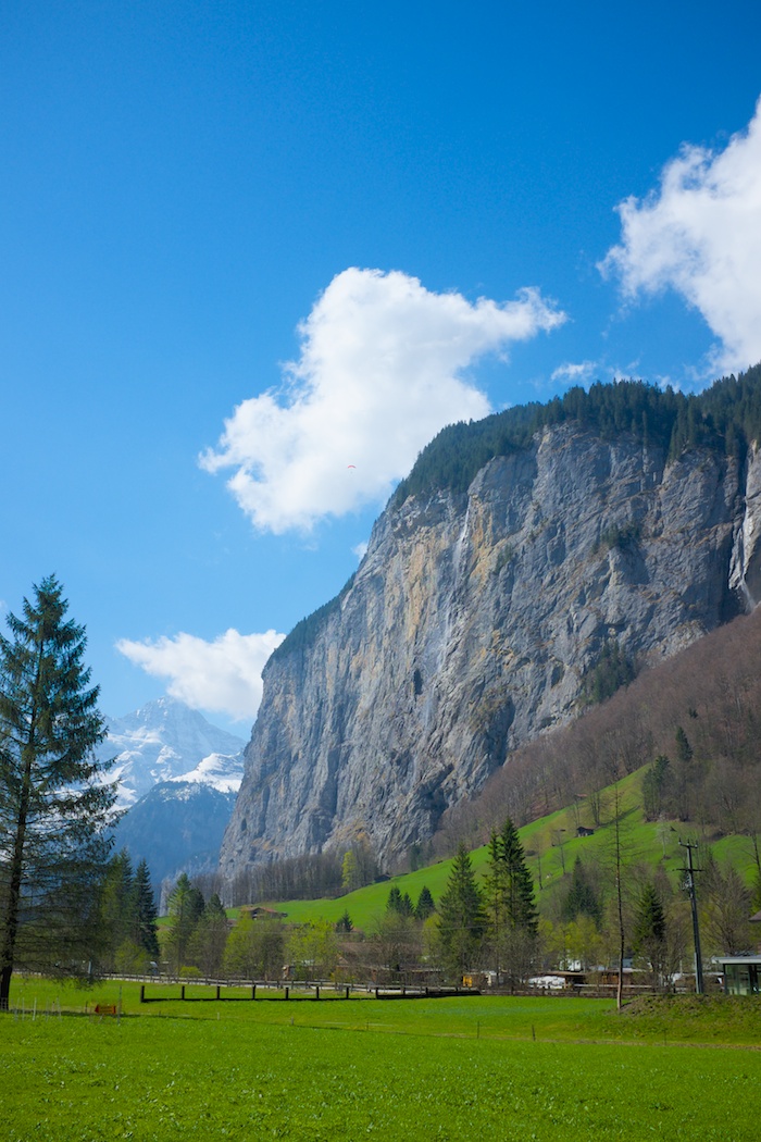 Can you spot the Trummelbach Falls? A bit low today.