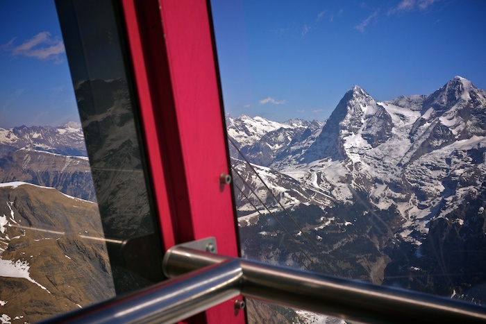 Gondola from Mürren to Birg.