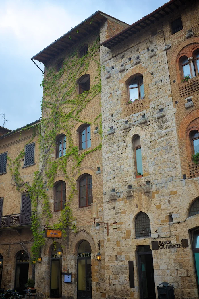 Most buildings were 5 or 6 stories high and almost a thousand years old